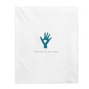 InfiniteGiving Velveteen Plush Blanket