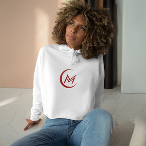M Logo Crop Hoodie