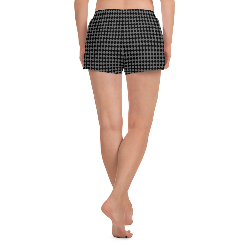 Women's Checkered (Athletic & Swim) Short Shorts