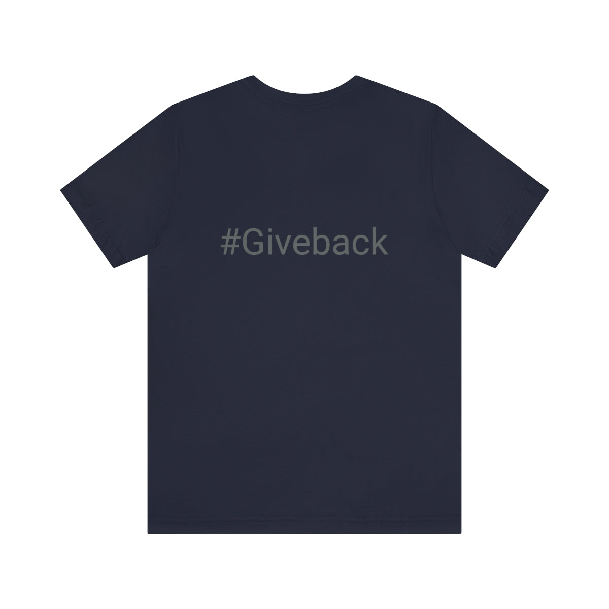#Giveback Unisex Short Sleeve Tee (Hand logo front side/#Giveback backside)