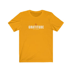 New! Gratitude (Give & Repeat) Short Sleeve Tee
